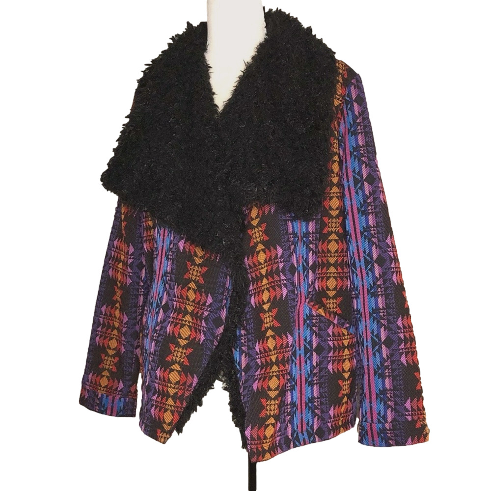 Minkpink multicolour brocade jacket